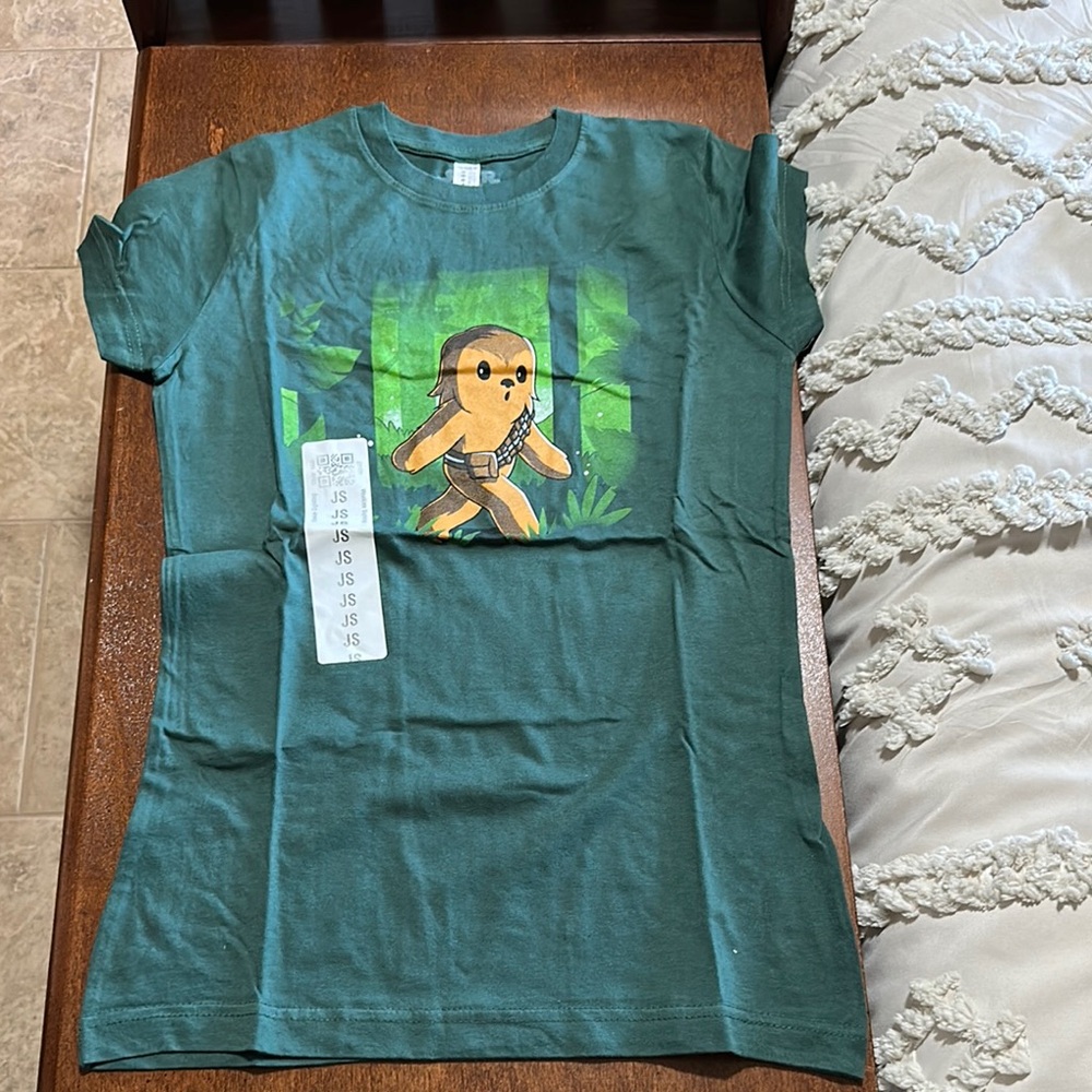 Green Star Wars Graphic Short Sleeve Tee